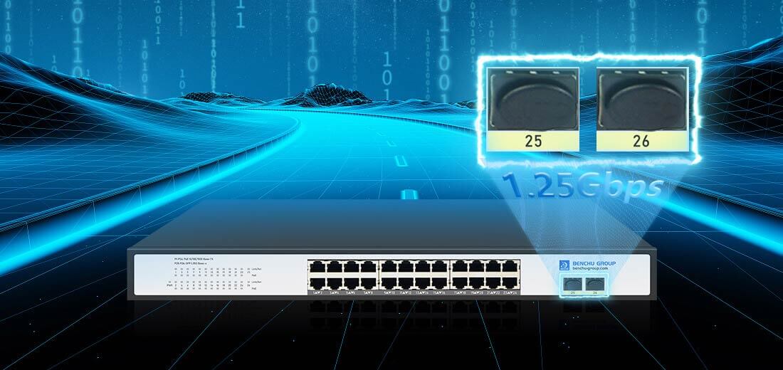 24 port poe unmanaged switch