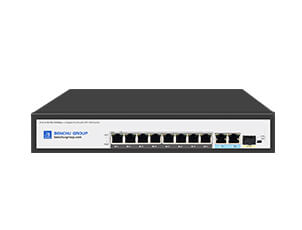 8 Port Gigabit Unmanaged PoE Switch with 2 Gigabit RJ45 and 1 Gigabit SFP Uplink (SP5210-8PGE2G1GF)