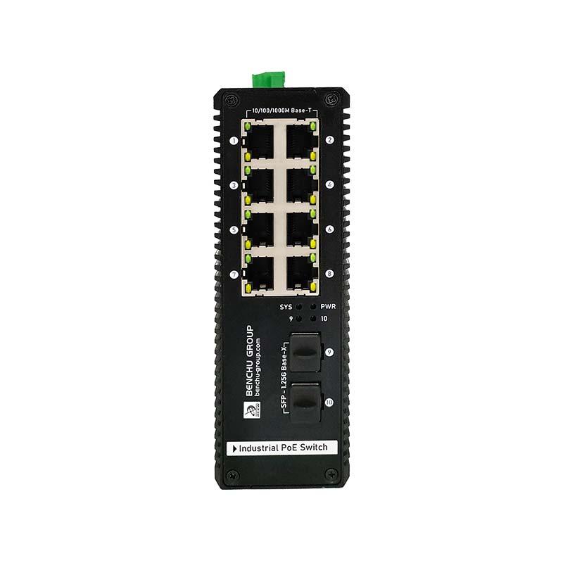 industrial ethernet switch 8 port poe