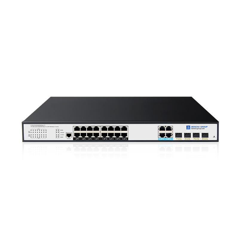 managed switches 16 port poe+