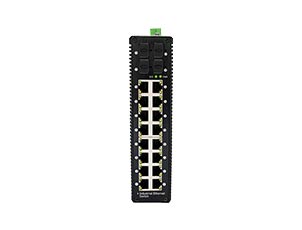 16 Port Gigabit Industrial Managed Ethernet Switch With 4 Gigabit SFP Uplink