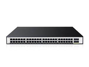 Managed 48 Port Ethernet Switch With 4-Gigabit SFP Uplink