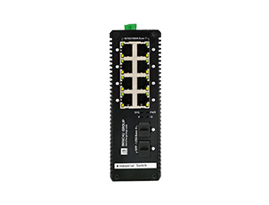 8 Ports Gigabit Managed Industrial Switch With 2 Gigabit SFP Uplink