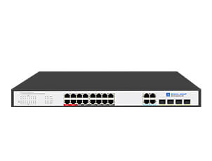 16 Port Gigabit PoE++ Switch With 4 Gigabit RJ45/SFP Combo