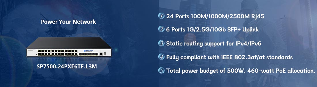 High-Performance Managed L3 Switch