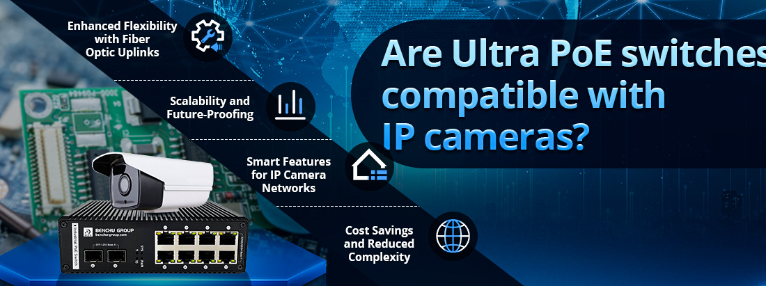 Are Ultra PoE switches compatible with IP cameras