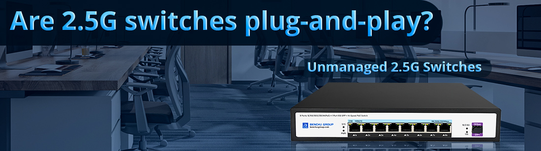 Are 2.5G switches plug-and-play