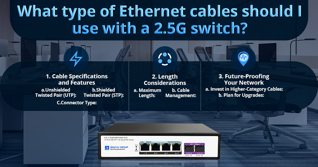 What type of Ethernet cables should I use with a 2.5G switch What type of Ethernet cables should I use with a 2.5G switch