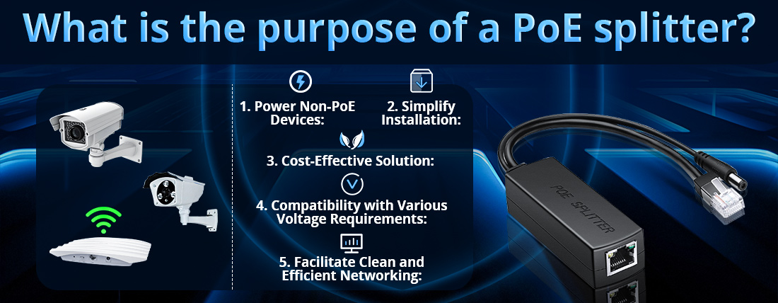 What is the purpose of a PoE splitter What is the purpose of a PoE splitter