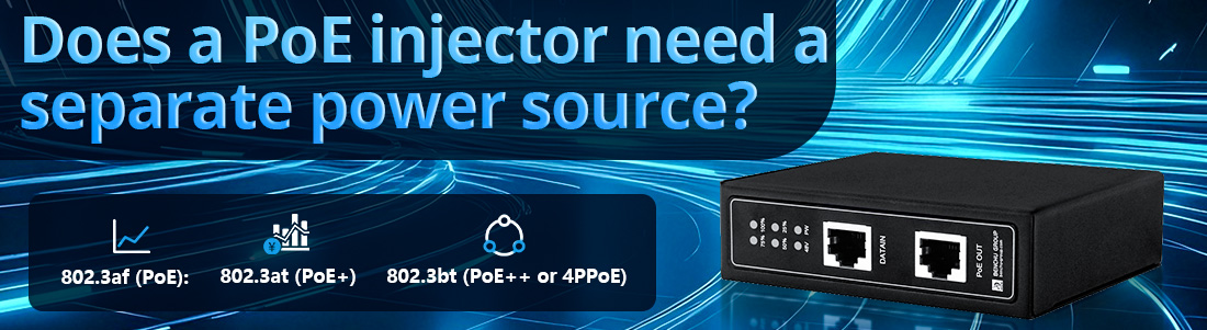Does a PoE injector need a separate power source