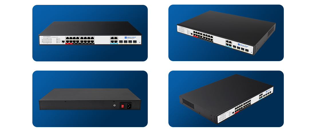 16-port Gigabit managed PoE++ switch