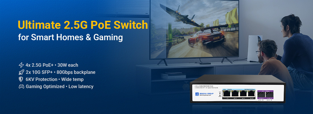 PoE switch for smart home