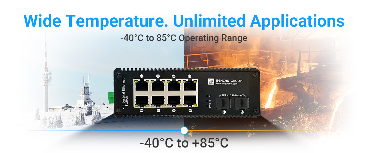 industrial Gigabit PoE switch suitable for various applications