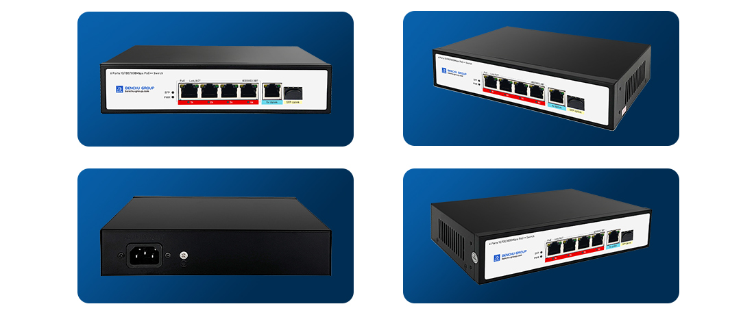 4 Port Gigabit Unmanaged PoE++ Switch