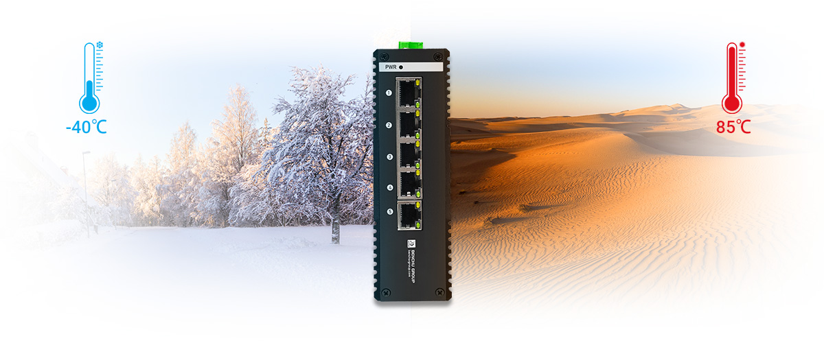 Wide Operating Temperature Design of -40 to 85℃ gives to Versatility Across Applications