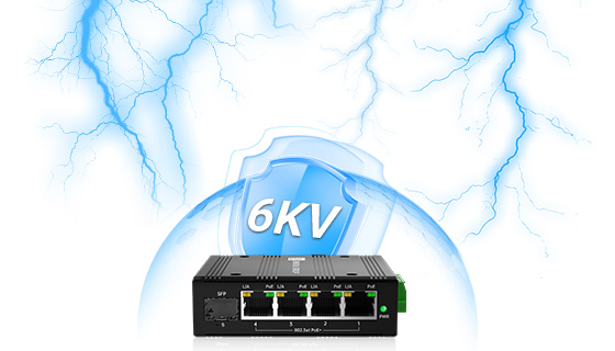 6KV Surge and 15KV ESD Protection