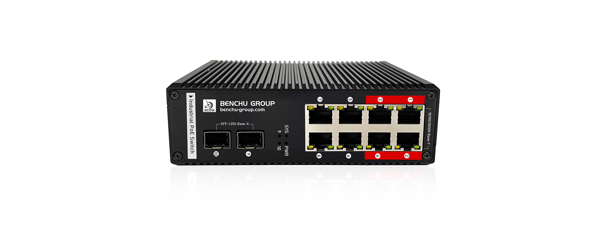 IES7511-8PGE2GF-4BT-DC: Industrial L3 Managed 8G PoE++ Switch IES7511-8PGE2GF-4BT-DC 8-Port Gigabit Layer 3 Industrial Managed PoE++ Switch