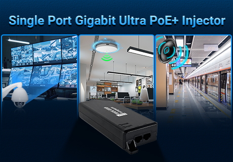 Компания Benchu ​​Group успешно выпустила однопортовый гигабитный инжектор PoE+ Ultra PSE102-GE-90W.