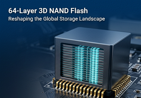 Массовое производство компанией YMTC 64-слойной 3D NAND флэш-памяти может изменить ландшафт мирового рынка микросхем хранения данных.