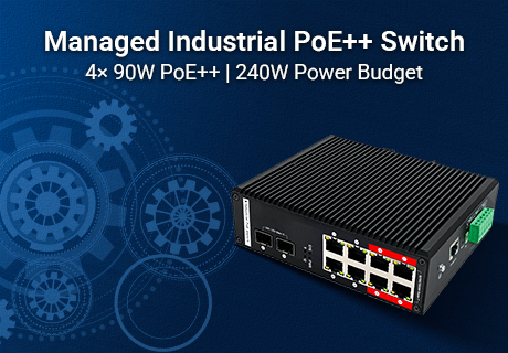 Benchu Group выпускает IES7511-8PGE2GF-4BT-DC: мощный управляемый промышленный коммутатор PoE++ для требовательных сетей