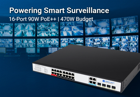 Компания BENCHU выпустила SP5220-16PGE4GC-4BT, мощный 16-портовый гигабитный коммутатор PoE++, разработанный для перспективных периферийных развертываний.
