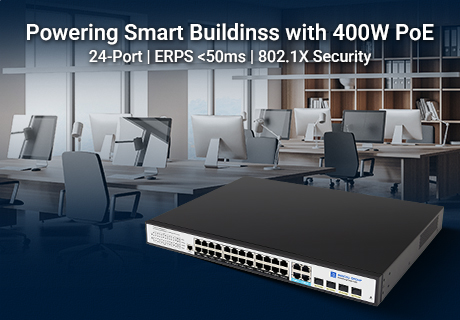 Сравнительный анализ SP7500-24PGE4GC-L2M: взгляд исследователя на управление PoE-системами высокой плотности.