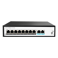 8 port 10/100m poe switch with 2 fast uplink 8 Port Fast Ethernet PoE Switch with 2 fast uplink